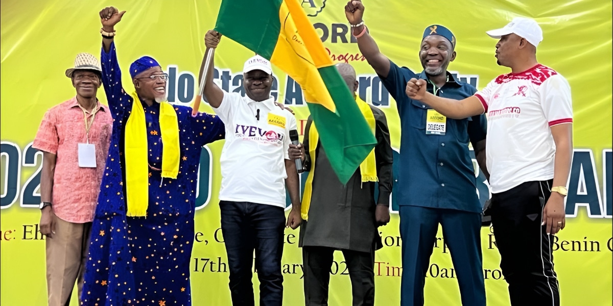 Accord Party's Comrade Iyere Secures Ticket For Edo Guber, Picks Dr. Enabulele As Running Mate