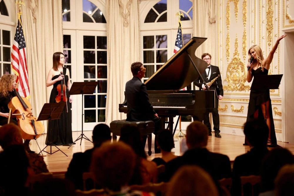 Glam, Power & Piano: Caitlyn Jenner Joins Omar Harfouch for a Mar-a-Lago Blowout