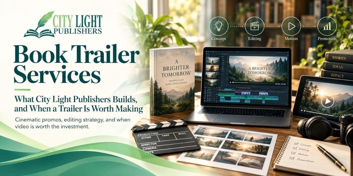 Book Trailer Services: What City Light Publishers Builds, and When a Trailer Is Worth Making