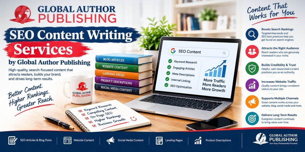 Global Author Publishing SEO Content Writing Services